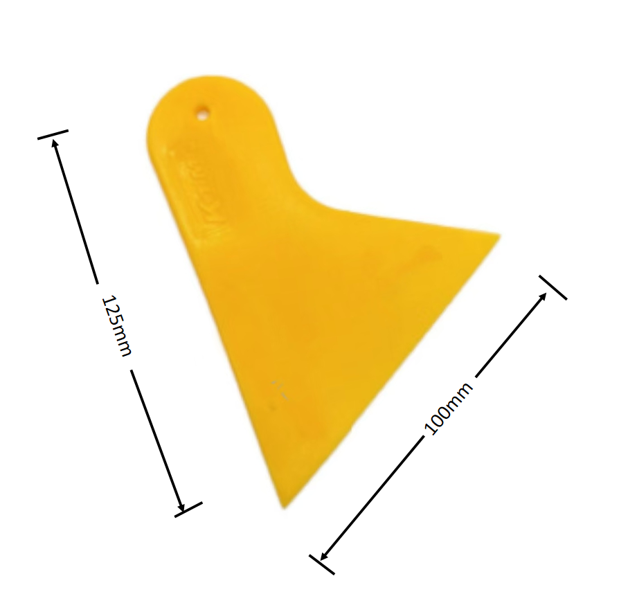 TRIANGLE SQUEEGEE ROUND HANDLE 刮板